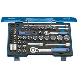 Galvučių 3/8 + 1/4 rinkinys 52vnt. D30 TX20 U-20, Gedore