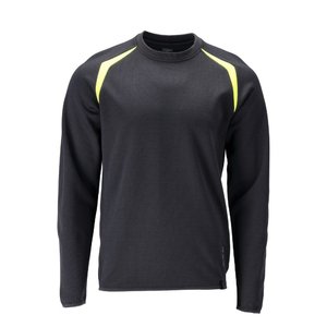 Product image of: Welder/electrician sweatshirt 21584 Multisafe, long sleeve black/yellow XS, Mascot
