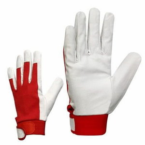 Gloves goatskin leather velcro 7 7, Stokker