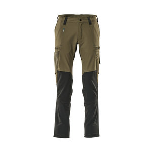 Trousers 21679 Advanced, moss green/black 90C50