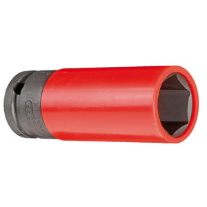 Impact socket 1/2" with protective sleeve, 21 mm K 19 LS 21  K 19 LS 21