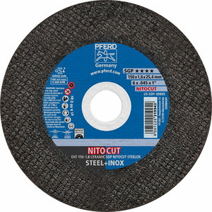 Pjovimo diskas SGP Nitocut Ceramic Steelox 150x1,6/22,23mm, Pferd