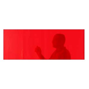 Welding sheet, orange transparent 570x1mm (roll 50m)