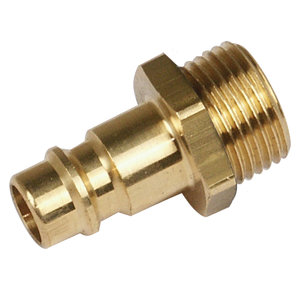 Plug-in nipple with outside thread 1/2"
