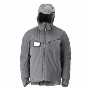 Winter jacket 22035 Customized waterproof stretch, grey 2XL, Mascot