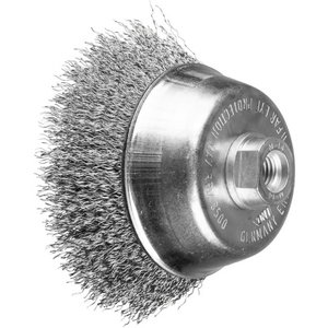 Kausveida drāšu birste TBU nerūsējošā tērauda 100x30xM14 0,3