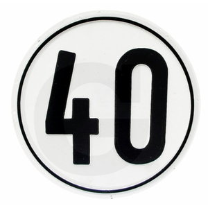 Kleebis 40 km/h, Granit