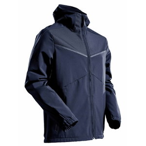 Softshell jacket 22102 Customized, modern fit, navy 2XL, Mascot
