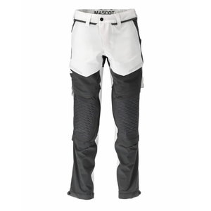 Bikses Customized 22279, elastīgas, baltas/pelēkas, 82C48