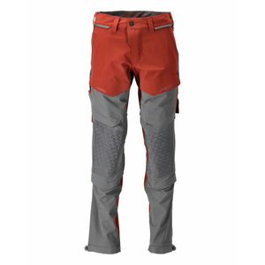 Trousers Customized ultimate strech 22279, red/grey 82C42, Mascot