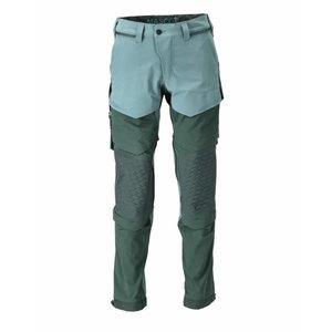 Trousers Customized ultimate strech 22279, forest green/ligh 82C42, Mascot