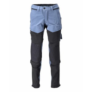 Trousers Customized ultimate strech 22279, light blue/navy 82C42, Mascot