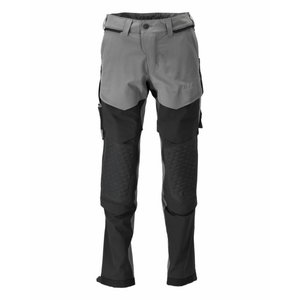 Bikses Customized 22279, elastīgas, pelēkas/melnas, 82C48