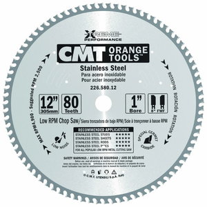 SAW BLADE FOR STAINLESS STEEL HW 305X2,2/1,8X25,4 Z80 FWF, CMT