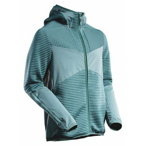Fleece hoodie with zipper 22603 Customized, light green, Mascot
