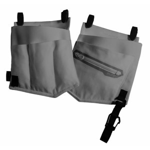 Holster pockets 22950 Customized Click Pocket System, grey ONE, Mascot