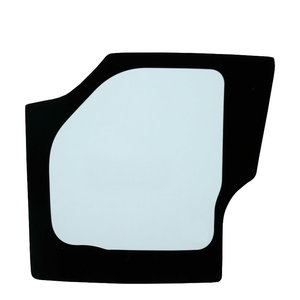 Door glass, lower, tempered for KOMATSU miniexcavators