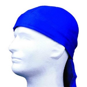 Doo-rag, flame retardant blue 