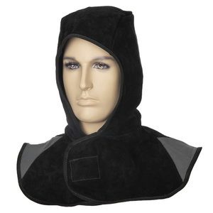 Welders hood Arc Knight, split leather, WELDAS