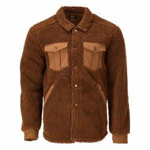 Pile shirt 23004 Customized, brown 2XL, Mascot