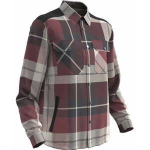 Flannel jacket pile lining 23104 Customized, bordeaux red 3X