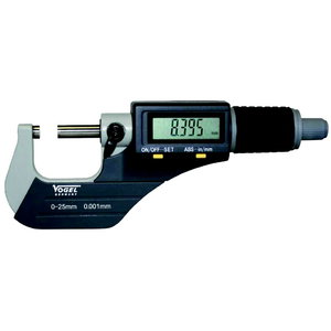 Digital micrometer 0-25mm/0-1" IP40 DIN863, Vögel