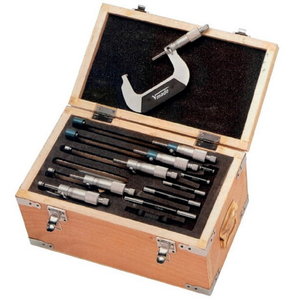 Ārējais mikrometrs DIN 863 0-300mm, komplekts, Vögel