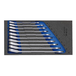 Kombinuotų terk&scaron;linių raktų komplektas 1/3 CT modulyje 