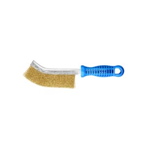 Hand brush HBG ST, 1 row, 10 with plastic handle 25 mm 0,3mm