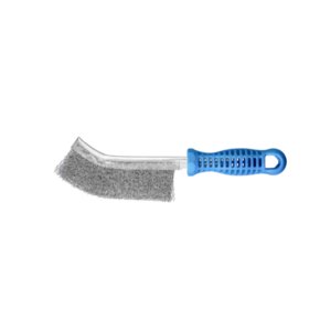 Hand brush HBG INOX, 1 row, 10 with plastic handle 25 mm 0,3mm