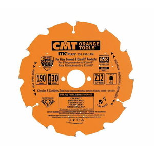 Diamant saw blade for fber cement 125x2mm Z7 a5° ßTCG, CMT