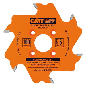 Diskas frezavimo 100X3.96X22 Z6 ATB, CMT
