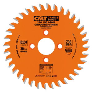 Saw blade for wood Industrial HW 150x3,0/2,2x30 Z36 a=5° b=5° ATB, CMT