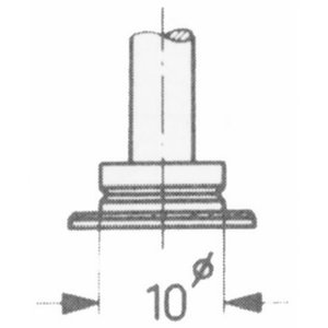 Thickness dial gauge 0-30mm 0,1mm probe C, Vögel