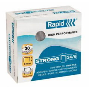 Strong staples 24/6 5000pcs, Rapid