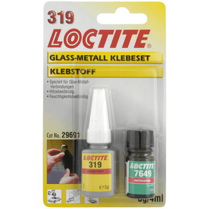 Metalo + stiklo klijai  LOCTITE AA 319/7649 5g/4ml 5g/4ml