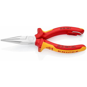 Snipe Nose Side Cutting Pliers 160 mm, VDE- T, Knipex