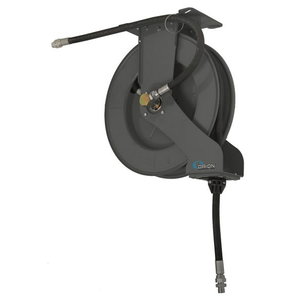 Hose reel open, 1/2"x10m, oil/air, gray, Orion