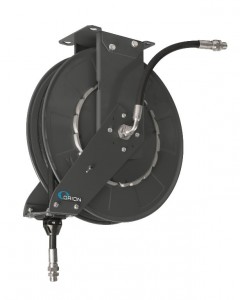 Hose reel open, 1/2"x15m, oil/air, gray 