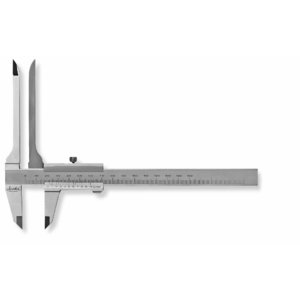 Analog caliper withextra long points model 252 150/0,05/40mm, Scala