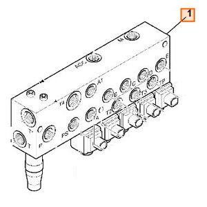 VALVE pilot supply, JCB
