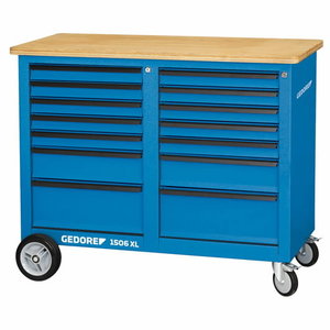 Tööriistakäru 1506 XL 2511 14 sahtlit 985x1250x550mm, Gedore