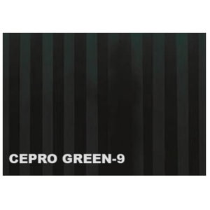Welding curtain strip, green-9 300x2mm (roll 50m), Cepro International BV