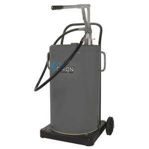 De-Lux mobile oil dispenser 60L, with hand pump 