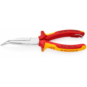 Snipe Nose Side Cutting Pliers angled 200 mm, VDE- T, Knipex
