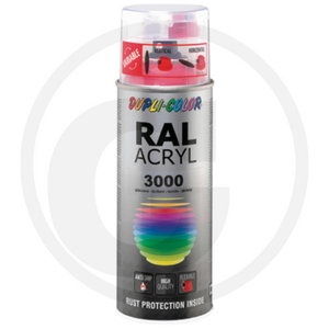 Spray paint, red RAL 3009, Granit