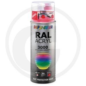 Spray paint, red RAL 3009, GRANIT