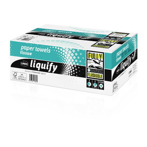 Lehtpaber Liquify/2- kihti/20,6x24cm/3750 l/veeslahustuv PT3, Satino by WEPA