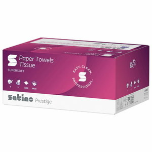 Hand towels Prestige, 2-ly, 25x23, Satino by WEPA