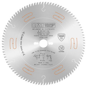 Saw blade HM (Chrome) 300x3.2/2.2x30 Z96 TCG-3°NEG